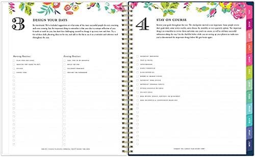 Day Designer for Blue Sky 2021-2022 Academic Year Weekly & Monthly Planner, 5" x 8", Flexible Cover, Wirebound, Peyton Navy (107927-A22) - Image 6